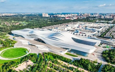 丝绸之路国际艺术交流中心鸟瞰图