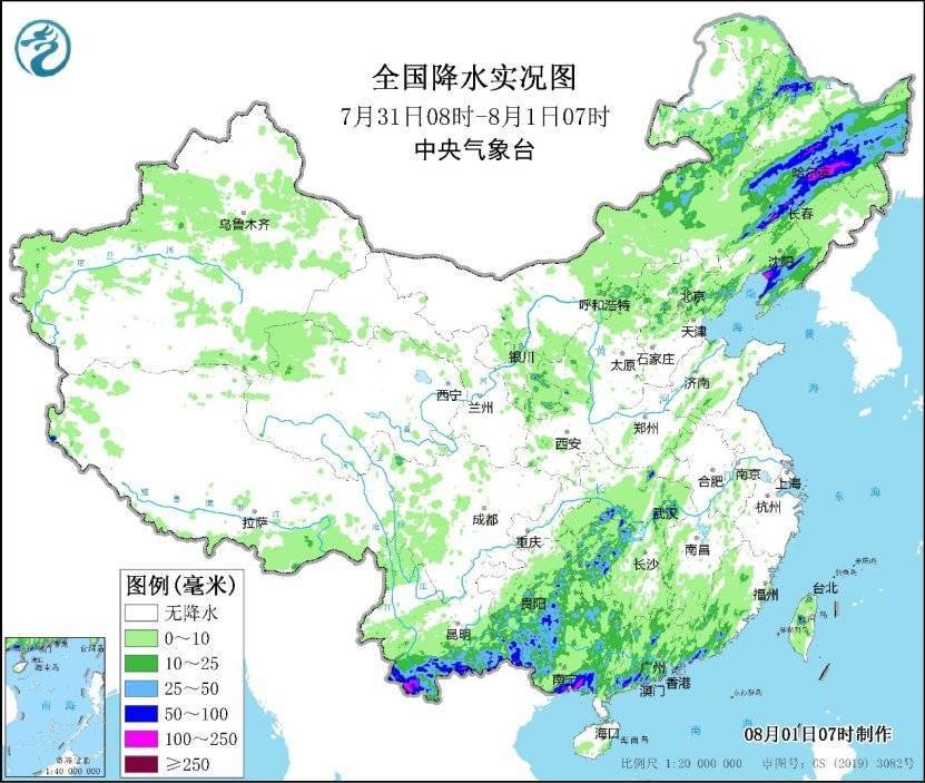 中央气象台：东北地区降雨仍将持续 南方高温将加强扩大