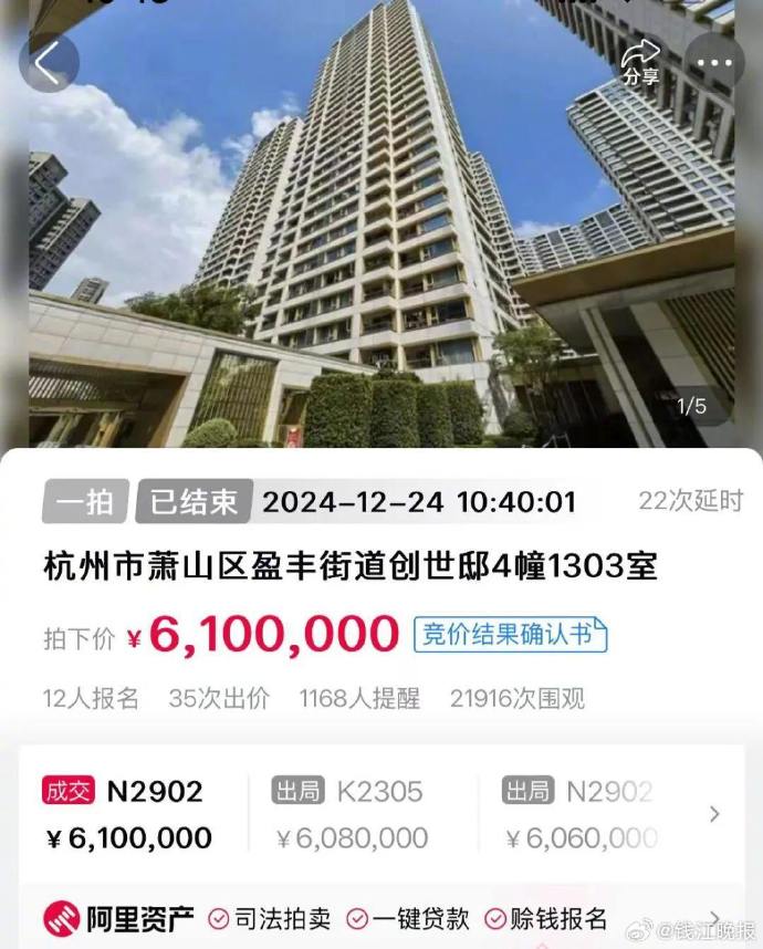 神秘买家豪掷6300万扫货法拍房，仨月进货6套