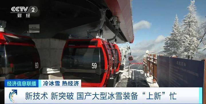 高山缆车、造雪机，新突破不断！国产大型冰雪装备忙“上新”