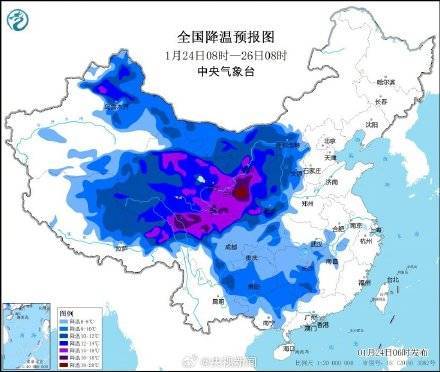 注意！暴雪寒潮黄色预警来了