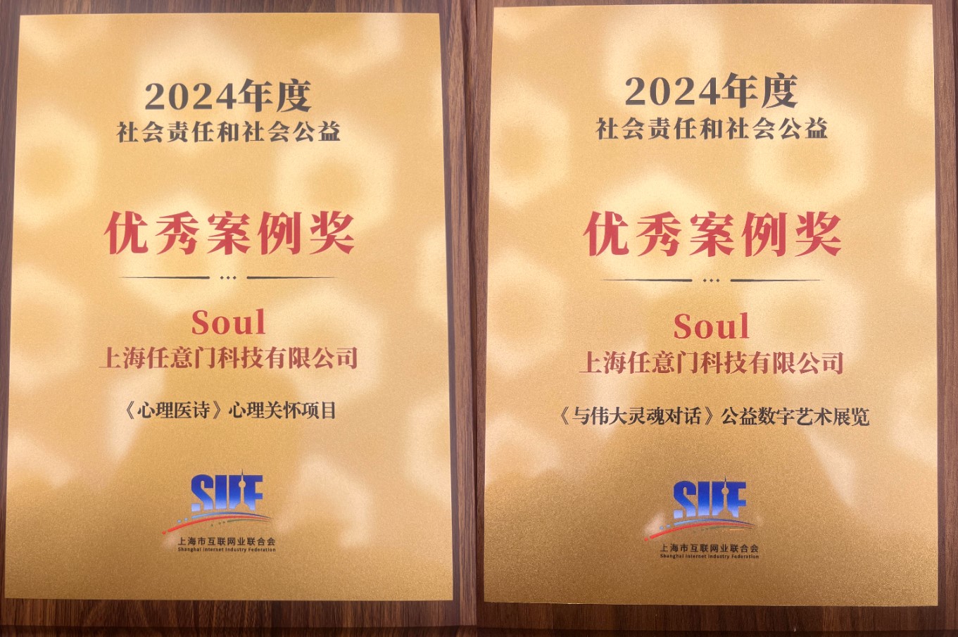 Soul App“心理医诗”“与伟大灵魂对话”获上网联2024社会责任和社会公益优秀案例奖