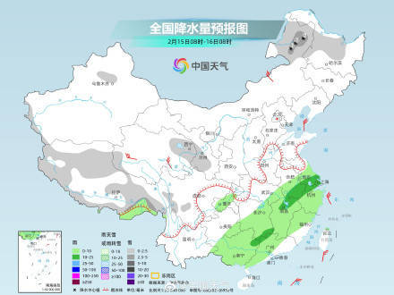 未来一周南方阴雨频繁打卡 北方降水稀少