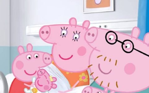 官宣！小猪佩奇妈妈三胎生女，晒一家五口合照