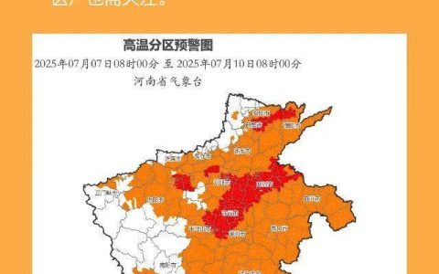 最高气温可达40℃以上！河南发布高温橙色预警