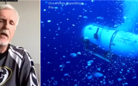 詹姆斯·卡梅隆谈泰坦号观光艇内爆导致5名乘员死亡：和泰坦尼克号沉没惊人相似