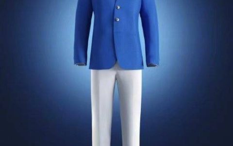 杭州亚运会中国代表团礼服发布，名为“星耀”，融入青花瓷、牡丹等中国元素