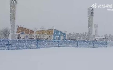 烟台的雪一脚踩进去能没到膝盖 山东半岛积雪超过半米