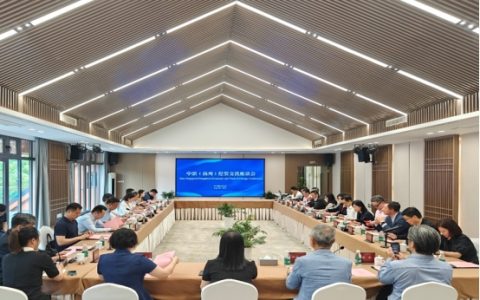 扬州市举办中新(扬州)经贸交流座谈会