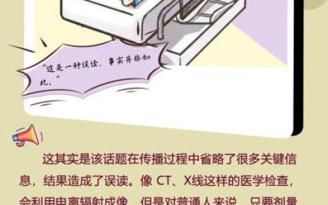 “漫”解谣言⑰ | 每多做一次CT患癌风险增加43%？