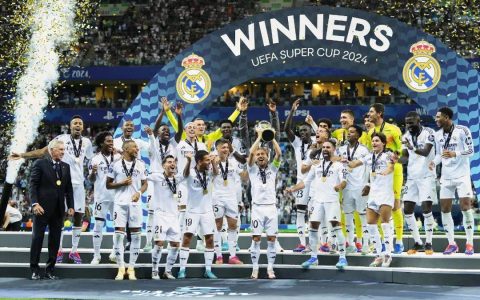 姆巴佩皇马生涯首秀+首球+首冠！