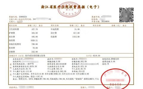 医保统筹、个人自付……这些医保发票上的条目你能看懂吗？