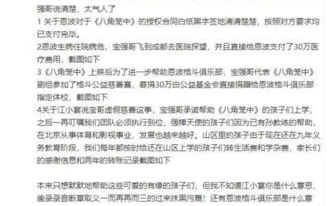 制片人晒王宝强转账记录：回应欺诈指控