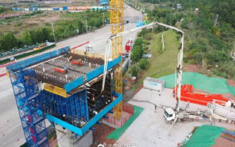 坐标乐至！成渝中线跨文峰大道特大桥迎来新进展