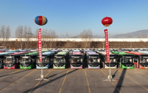 119台苏州金龙纯电巴士投运临汾