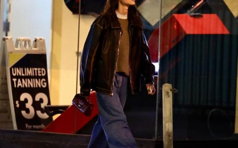 Vittoria Ceretti 携古驰GG Milano手袋现身洛杉矶