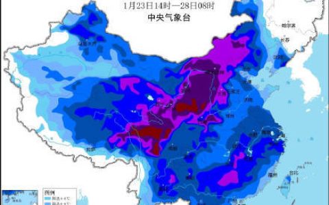 寒潮来袭降温图都冻紫了