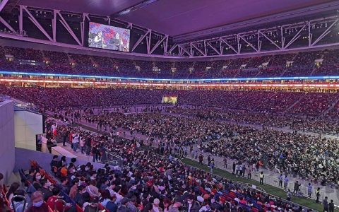 香港启德体育园开幕有惊喜！江旻憓、樊振东出席