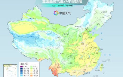 全国大部气温回升 多地暖出常年4月下旬水平