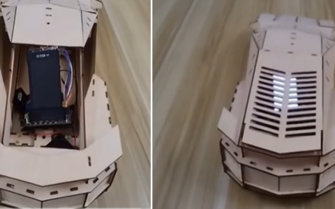 科技教师用行空板K10自制智能超跑：语音指令即可操控行驶