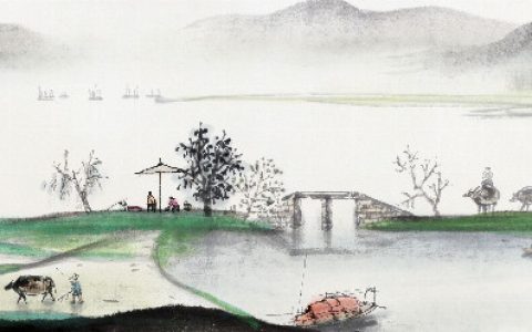 水墨江南：新锐画家万晓忠的桥与梦