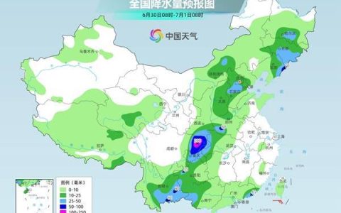 四川盆地及华北东北等地降雨频繁 中东部大范围高温闷热天气发展
