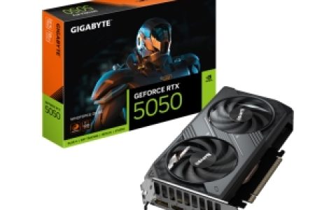 技嘉科技发布GeForce RTX 5050系列显卡