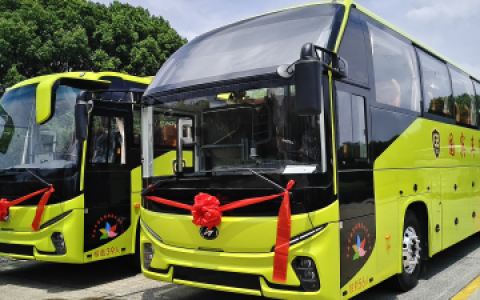 再添生力军！苏州金龙新V系助力吉安国宾旅运“焕新”升级