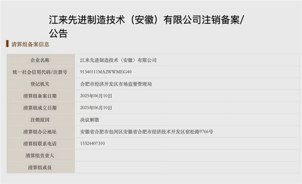 蔚来江淮合资公司决议解散：告别代工时代插图2