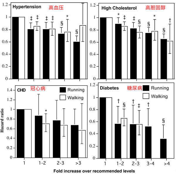 走路和跑步哪个更延寿对血管更好 答案令人意外插图