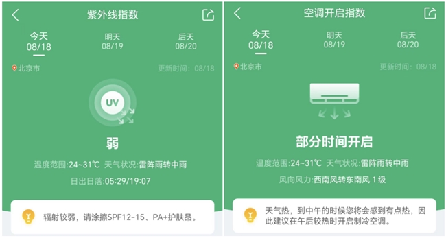 秋老虎持续“发威”，墨迹天气送上全方位“防虎”指南插图2