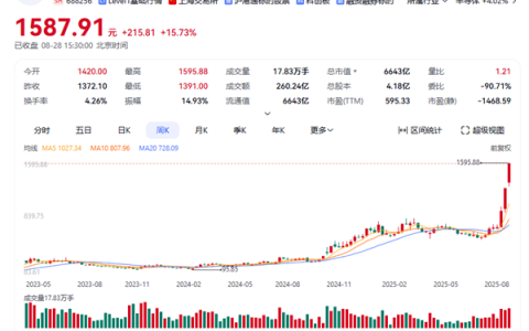寒武纪、中芯国际双双创历史新高