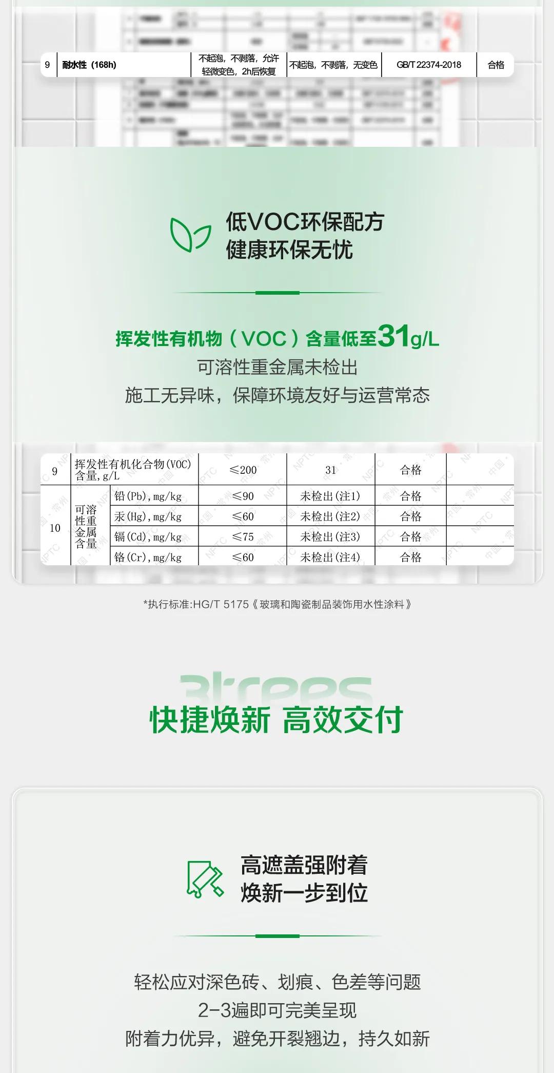 焕新黑科技 三棵树瓷砖改色刷新涂料，免拆免换，快速施工，健康净味！插图16