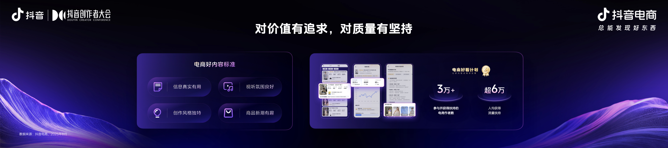 2025抖音电商作者交流专场举办，发布平台全新导向：好内容有标准、经营有规范、成长有扶持插图8