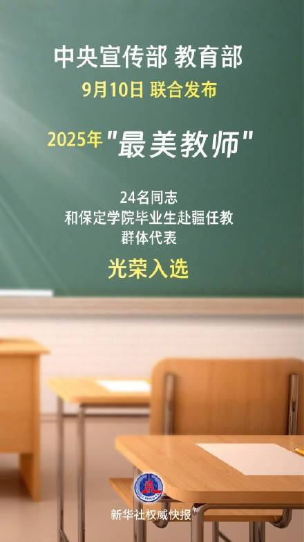 2025年最美教师名单公布！插图