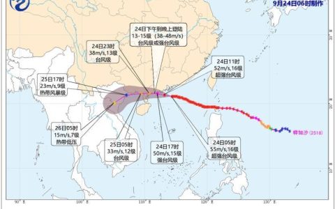 超强台风“桦加沙”登陆在即！各地何时雨最猛？