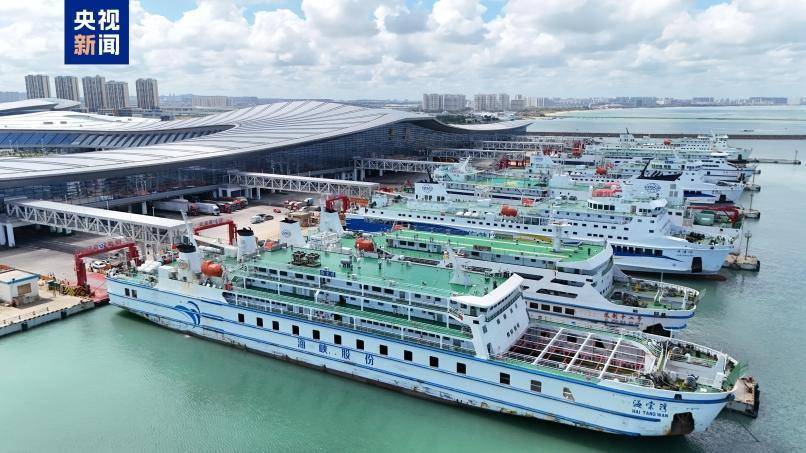 受台风影响 琼州海峡客滚停运 海南部分进出岛列车停运插图