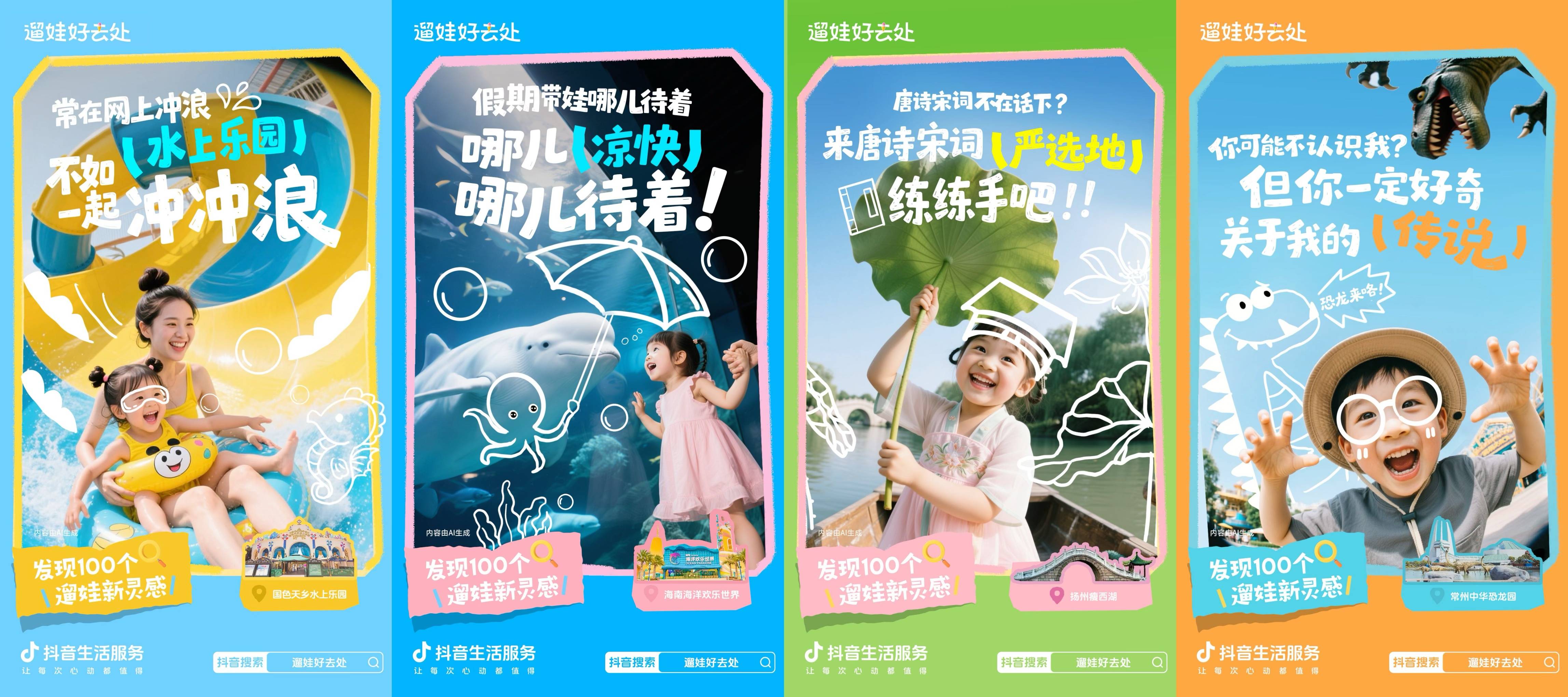 发现100个遛娃新灵感！抖音生活服务「遛娃好去处」打造亲子消费新场景插图4