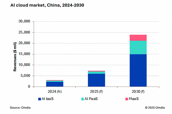中国AI云市场阿里云占比35.8%位列第一 高于2到4名的总和插图2