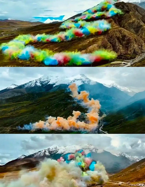 烟花秀引争议 蔡国强、始祖鸟发布致歉信：邀请第三方专业环保机构评估插图2