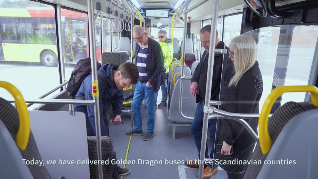 北欧市场再下一城！80辆金旅纯电动公交交付瑞典正式运营插图2