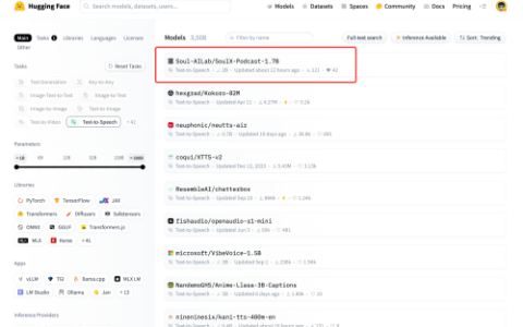 Soul App联合西工大和上交开源语音合成模型SoulX-Podcast,已登顶Hugging Face TTS趋势榜