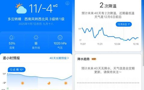 智慧守护寒冬，墨迹天气立冬生活指南让温暖无微不至