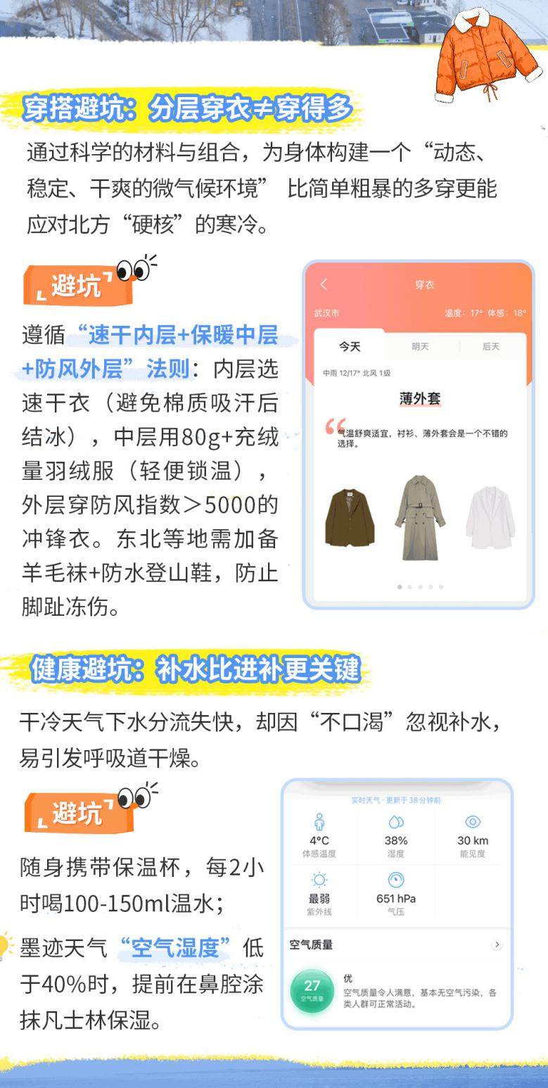 南北冬季出行如何精准避坑？墨迹天气发布指南解锁舒适出行密码插图6