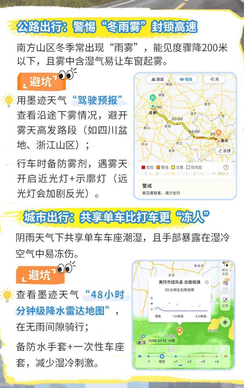 南北冬季出行如何精准避坑？墨迹天气发布指南解锁舒适出行密码插图10
