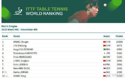 孙颖莎连续第173周世排第一
