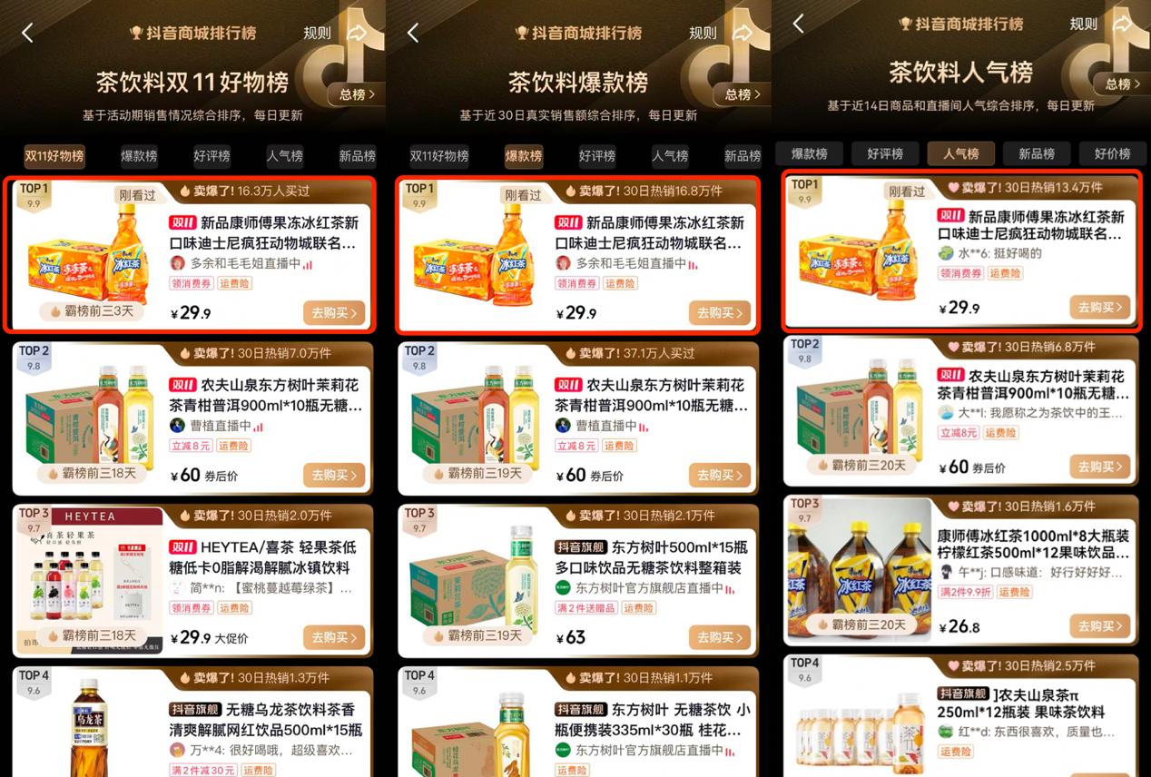 开辟可饮用型果冻冰红茶新赛道，康师傅冰红茶冻冻茶“摇”出一个新蓝海？插图