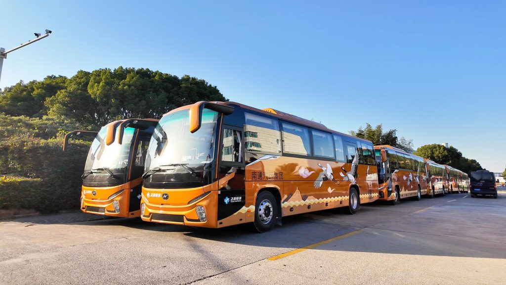 批量纯电新V系上线！苏州金龙携手南通汽运共启绿色客运新篇章