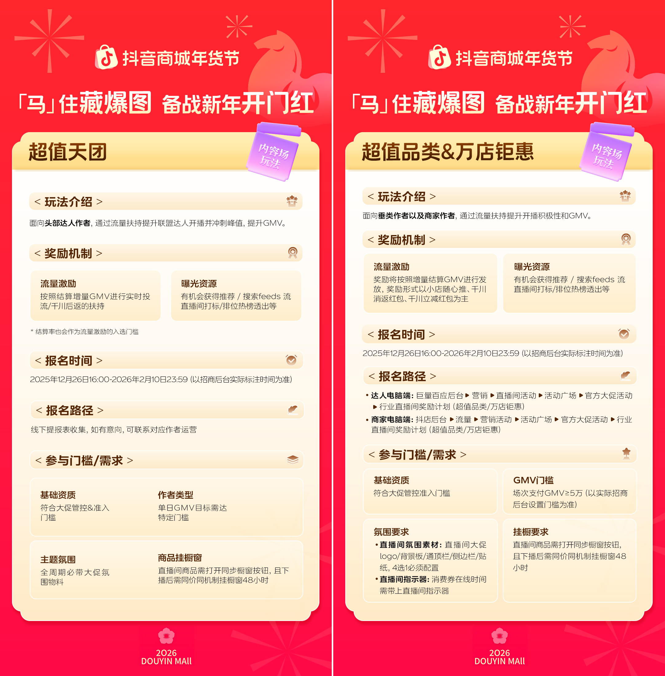 「马」住首波平台消费券！跟着抖音商城年货节藏爆图，迎接新年好生意插图1