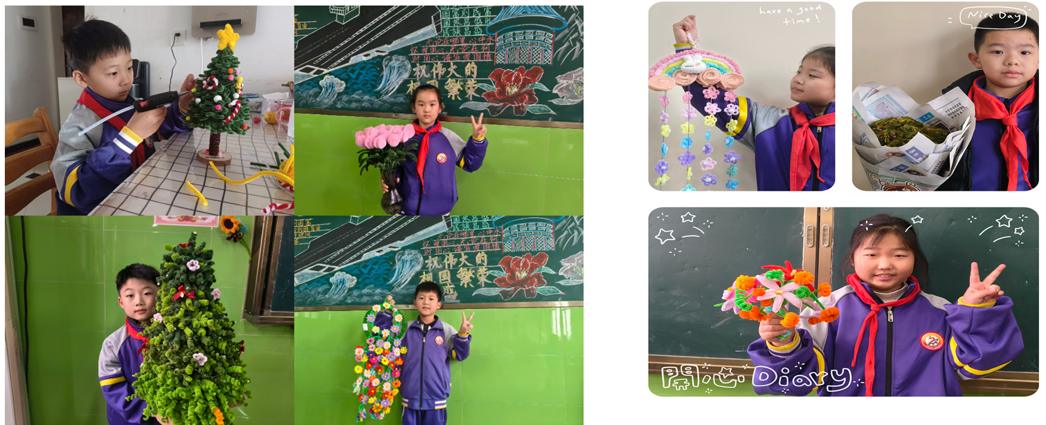 郯城县第一实验小学开展“巧手造趣，开启心灵之旅”手工活动